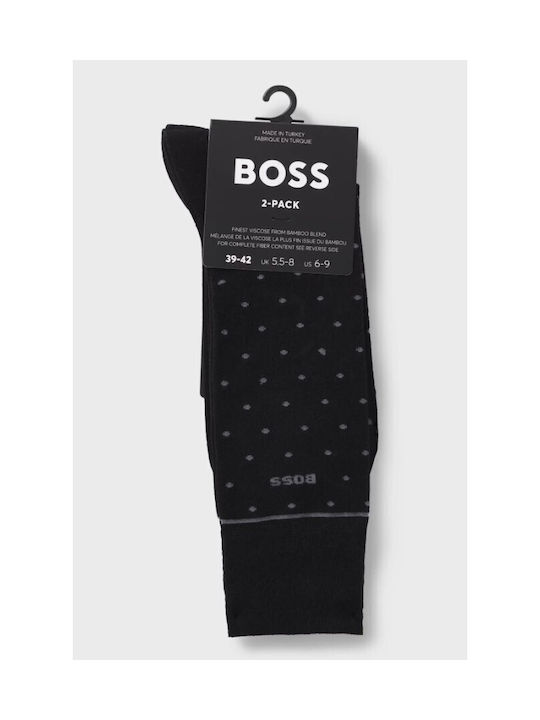 Hugo Boss Men's Socks Black 2Pack