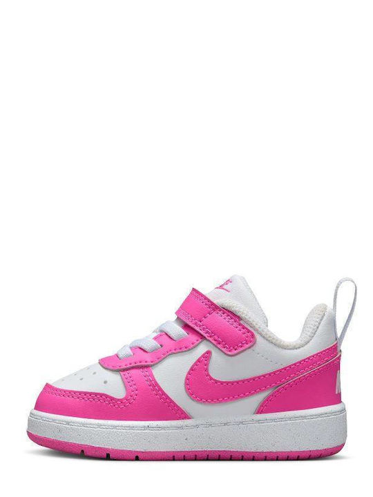 Court Borough Παιδικά Sneakers με Σκρατς Λευκά DV5458-123