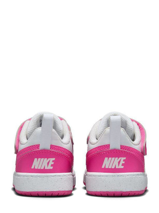 Court Borough Παιδικά Sneakers με Σκρατς Λευκά DV5458-123