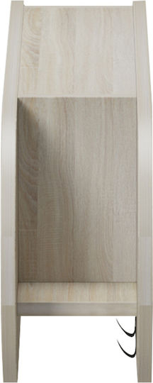 HomeMarkt Κρεμάστρα Τοίχου Stor Ξύλινη 6 Θέσεων Γκρι 84x12x28.6cm
