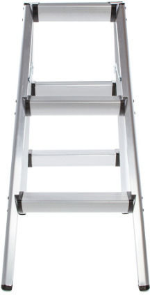Mar-Pol Leiter Metallisch mit 2x3 Stufen 79cm