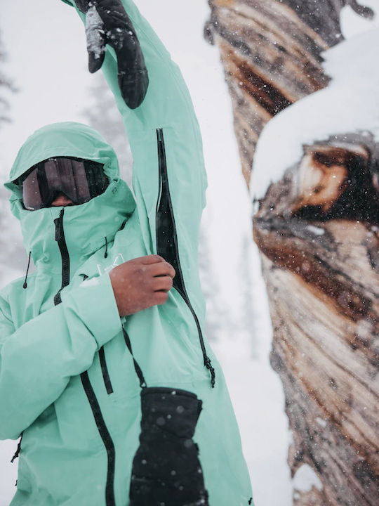 Burton Ak Gore Cyclic 10002111308 Ανδρικό Μπουφάν για Σκι & Snowboard Ροζ