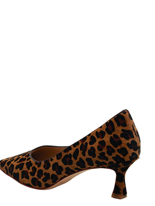 Leder Pumps Braun