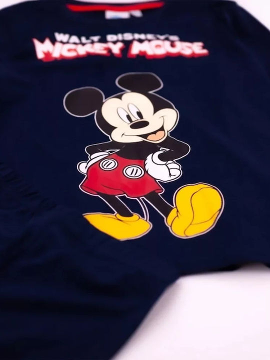 Disney Kids' Pajamas Winter Cotton Gray Mickey Star