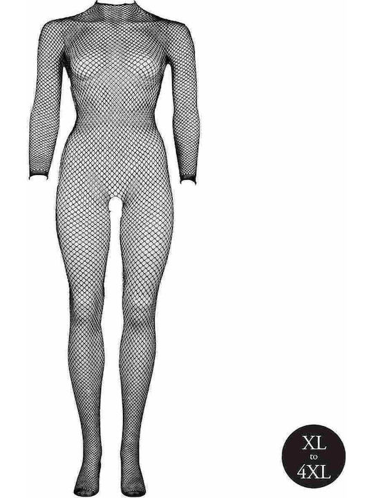 Fishnet Bodystocking Long Sleeve Crotchless XL/4XL