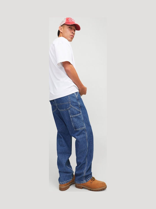 Herren Jeanshose mit Entspannt Baggy Anwendung Blau