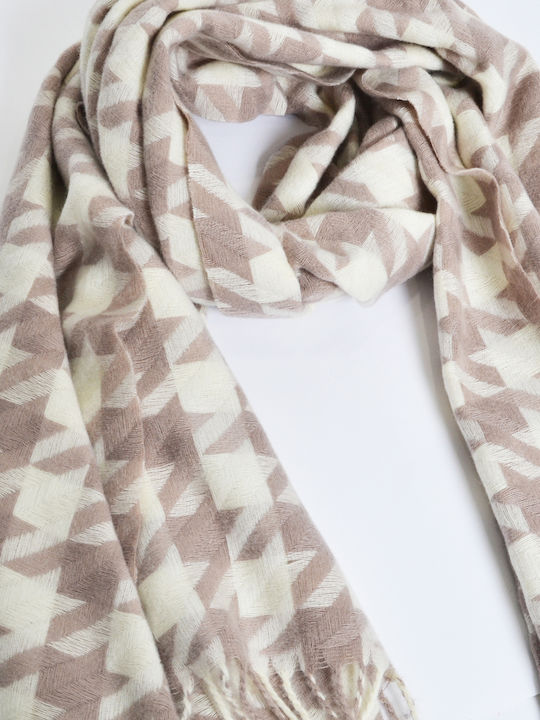 Women's Wool Scarf Beige
