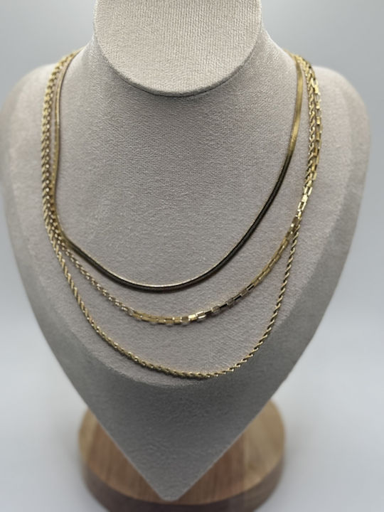 Set with Necklace & Ring from Steel