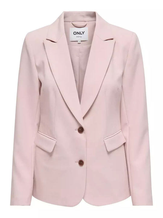 Only Lung Blazer pentru femei Cu talie Sacou Violet
