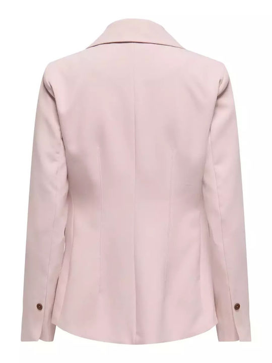 Only Lung Blazer pentru femei Cu talie Sacou Violet