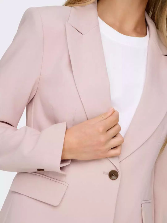 Only Lung Blazer pentru femei Cu talie Sacou Violet