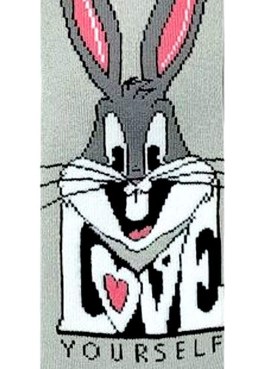 Looney Tunes Kindersocken Rutschfest White