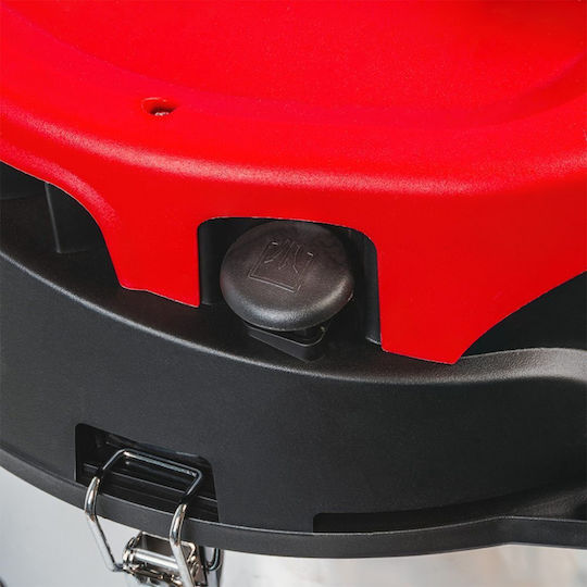 Raider RDP-WC13 Σκούπα Υγρών / Στερεών 2400W με Ανοξείδωτο Κάδο 60lt Γκρι