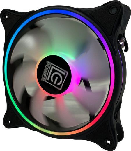 LC-Power Lc-cf-120-argb-kit-b Case Fan 120mm with ARGB Lighting and Connection 6-Pin 3pcs
