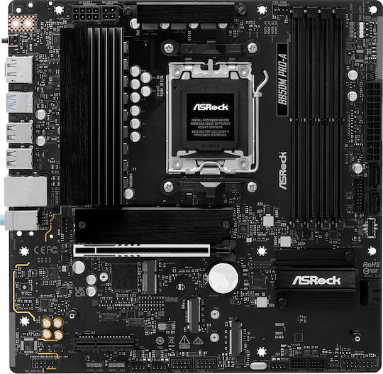 ASRock B850M Pro-A Motherboard Micro ATX με AMD AM5 Socket 90-MXBR80-A0UAYZ
