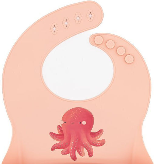 Sassi Junior Bavetă Silicon cu Buzunar Octopus pentru 6 m+