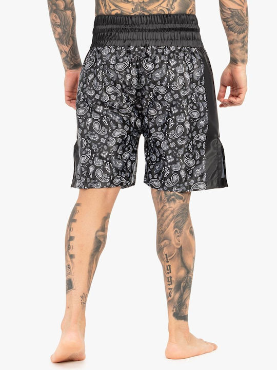 Tapout Moreno Black White Boxing Shorts