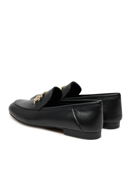 Δερμάτινα Γυναικεία Loafers σε Μαύρο Χρώμα