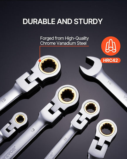 Vevor Set Germano-polygon cu Dimensiune de la 8mm până la 17mm 8buc