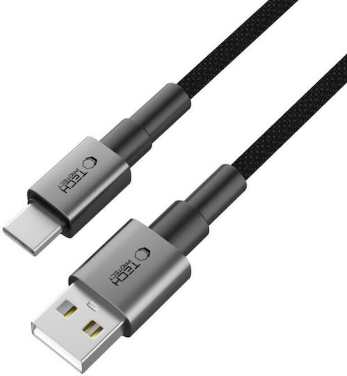 Tech-Protect Ultraboost USB 2.0 Cable USB-C male - USB-A 15W Gray 3m