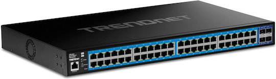 Trendnet TEG-3524S Managed L2 Switch με 48 Θύρες Gigabit (1Gbps) Ethernet και 4 SFP Θύρες