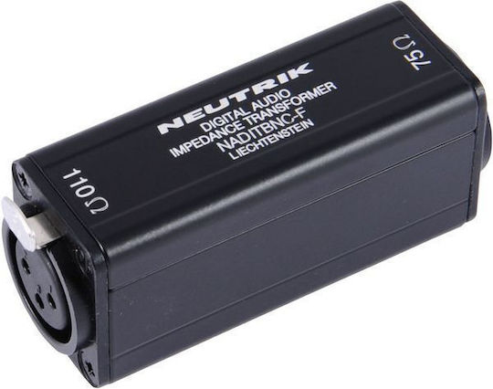 Neutrik Μετατροπέας XLR female σε BNC female 1τμχ NADITBNC-F