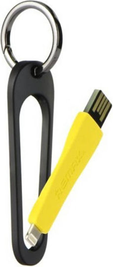 Remax RC-024IY Μετατροπέας Lightning male σε USB-A male Κίτρινο 1τμχ