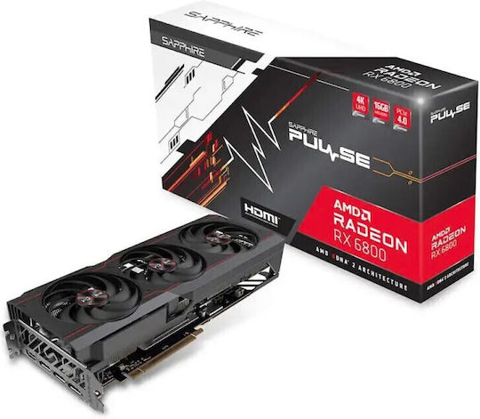 Sapphire Radeon RX 6800 16GB GDDR6 Pulse Κάρτα Γραφικών