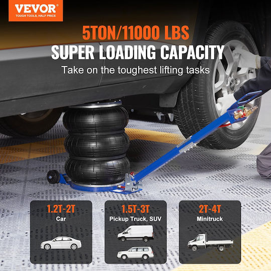 Vevor Jack Air for Weight Capacity up to 5 Tons