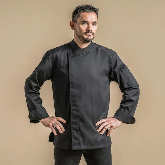 Clement Design Σακάκι Σεφ Μαύρο με Murano