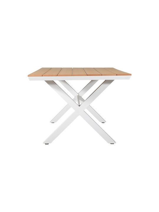 Tisch Stabil Fl6510 White 180x100x75cm