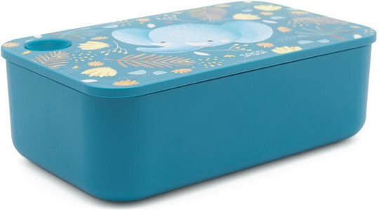 Sassi Junior Elephant Elephant Пластмасово детско контейнерче за храна 0.7лт Сив x 12.3cm
