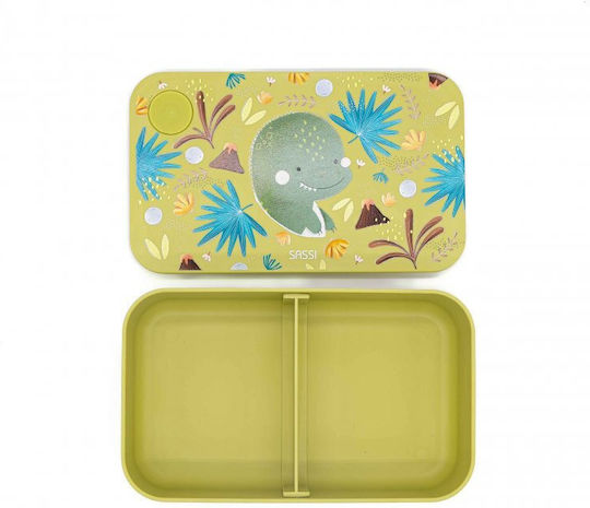 Sassi Junior Dinosaur Dinosaur Πλαστικό Παιδικό Δοχείο Φαγητού 0.7lt 20.5 x 12.3εκ.