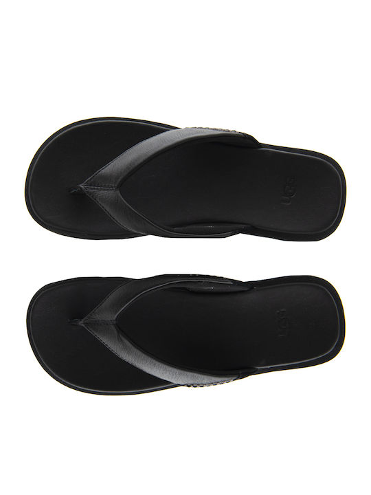 UGG Seaside Flip Flops Μαύρα