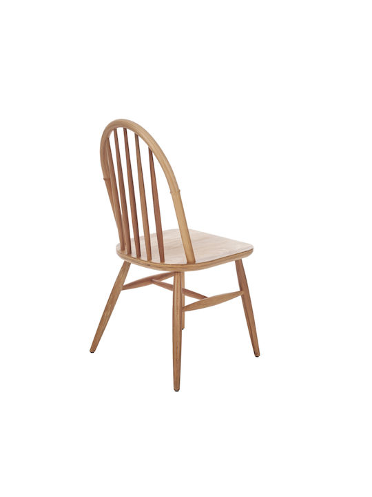 Cubuclu Dining Room Wooden Chair Natural Wood Color 45x50x92cm