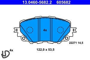 Ate Disc Brake Pad Set