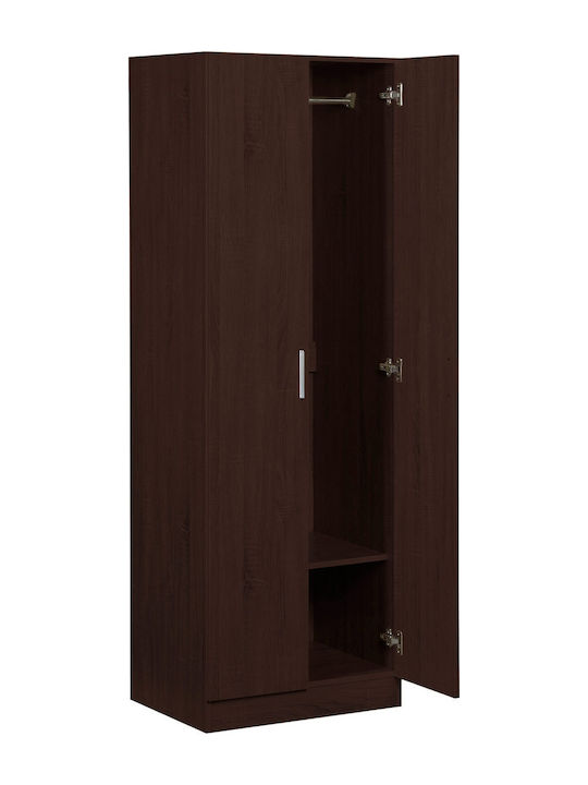 Double Door Wardrobe Wilson 2D Wenge 60x45x180cm