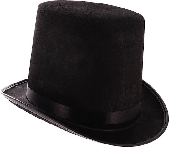 Tall Hat Lux Carnival Hat Black