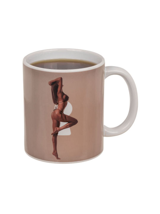 Out of the Blue Heat Change Mug from Porcelain Multicolored