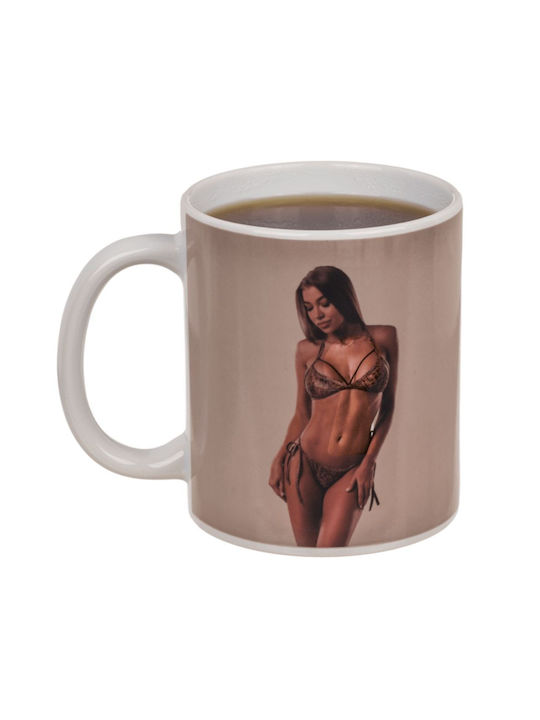 Out of the Blue Heat Change Mug from Porcelain Multicolored