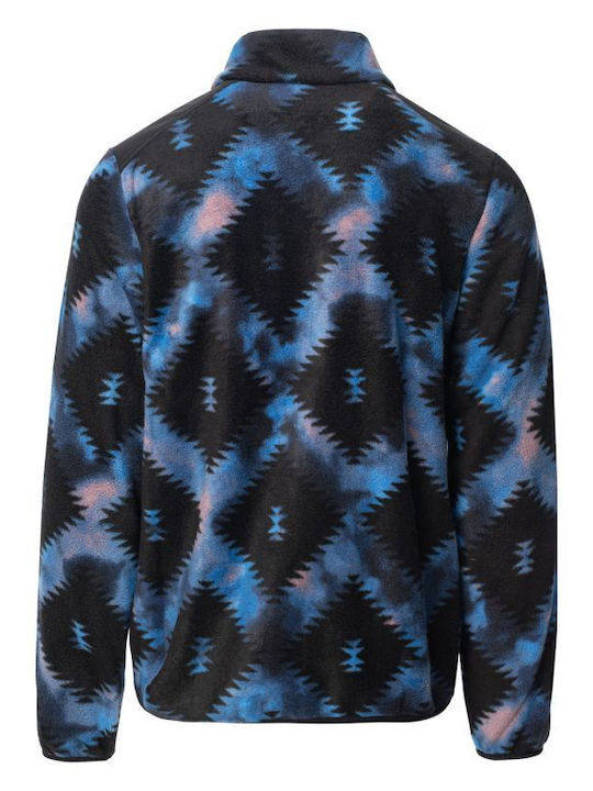 Cardigan Fleece pentru Bărbați Albastru