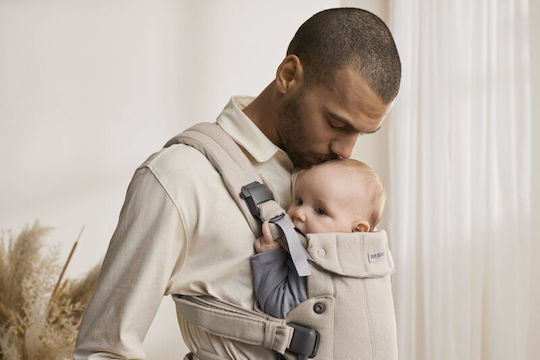 BabyBjorn Classic Carrier Harmony Woven Beige with Maximum Weight 15kg