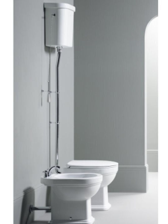 GSI Floor-Standing Toilet with Flush with Cover Soft Close White