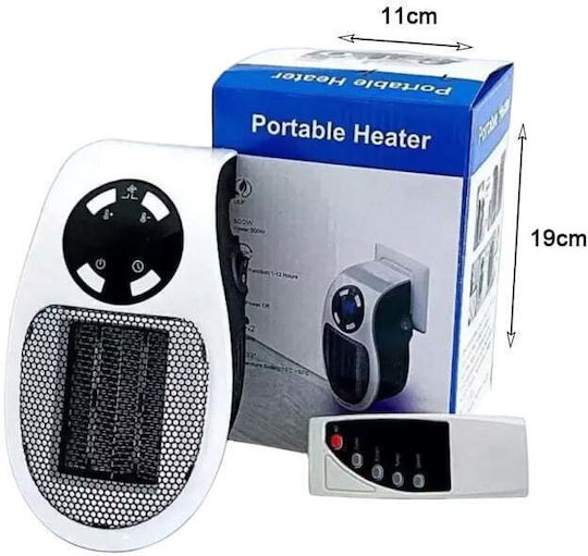Keramik Heizlüfter Boden Weiß 500W