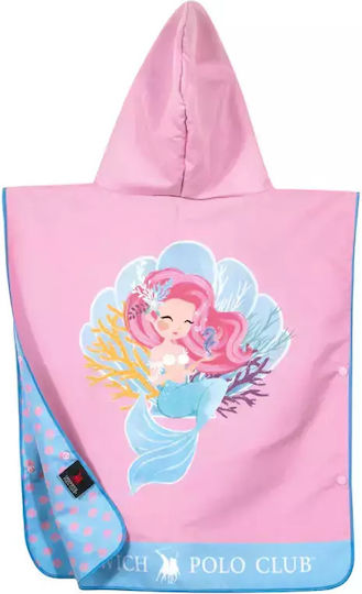 Kid's Beach Poncho Mermaid Love 4041 Greenwich Polo Club