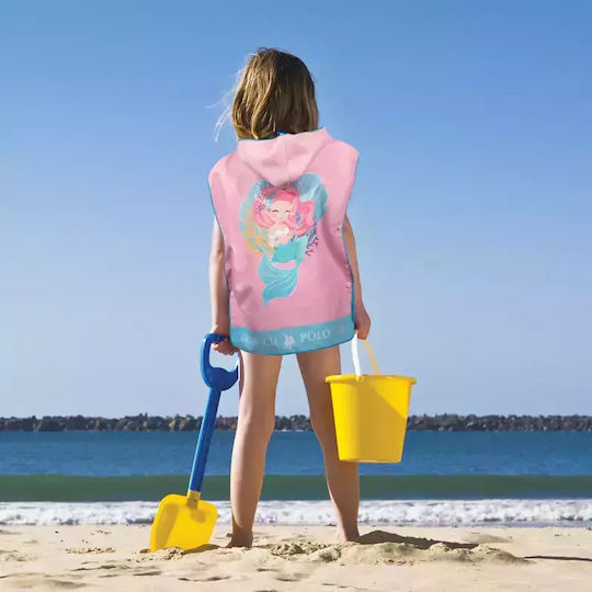 Kid's Beach Poncho Mermaid Love 4041 Greenwich Polo Club