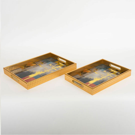 Пластмасов Поднос за сервиране 40x30x4.5см 752-16090 2бр