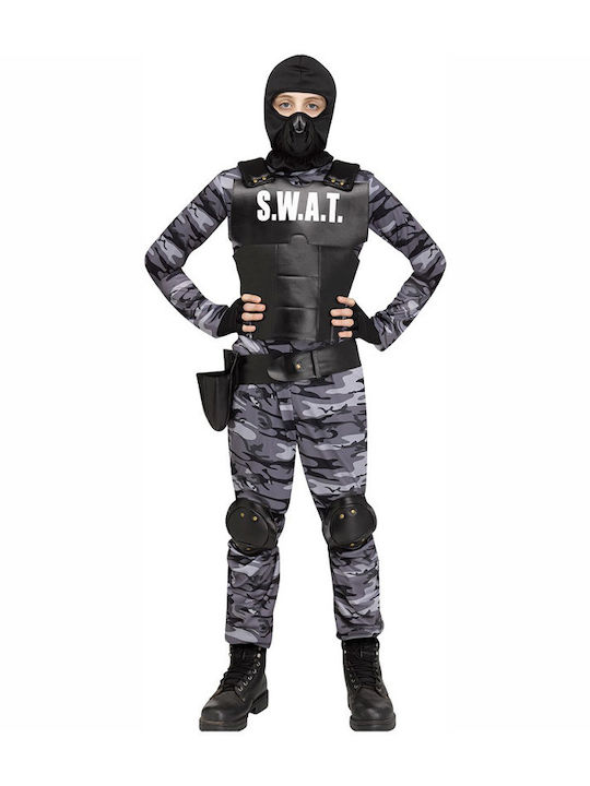 Kids Carnival Costume SWAT Commando