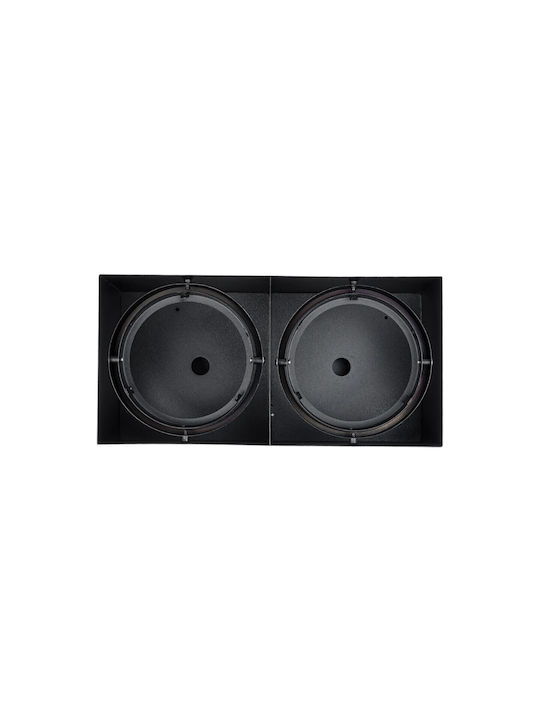 GloboStar Double Spot with Socket GU10 in Black Color