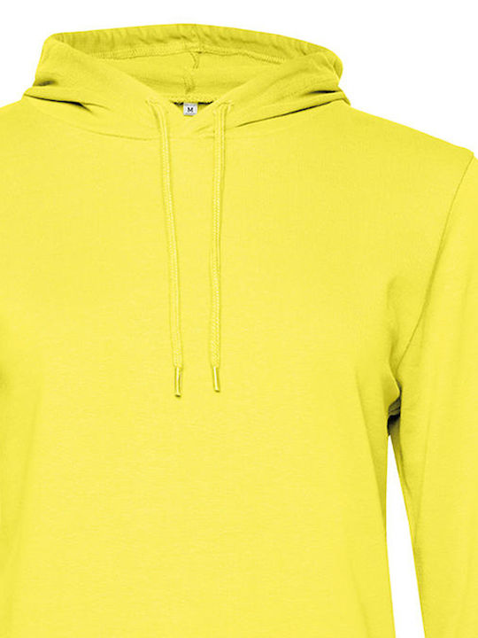 B&C Women's Long Sleeve Promotional Sweatshirt Solar Yellow